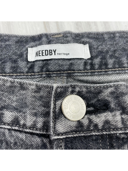 Captains Helm NEEDBY heritage ヘルムウォッシュデニムパンツ グレー