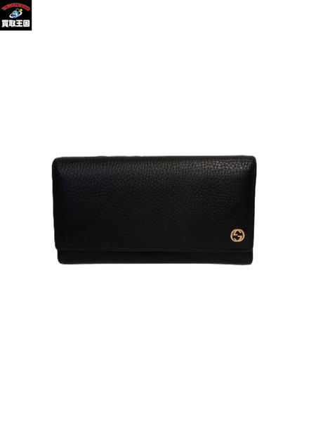 GUCCI/インターロッキング/二つ折り長財布 449279