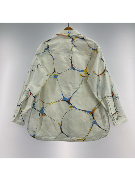 STELLA McCARTNEY ジャケット Denim Jacket White Marble Wash 38