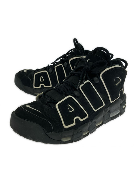 NIKE スニーカー AIR MORE UPTEMPO WHITE-BLACK 28.0cm
