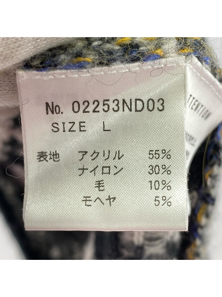 HYSTERIC GLAMOUR カーディガン サンダー柄ジャガードカーディガン (L)