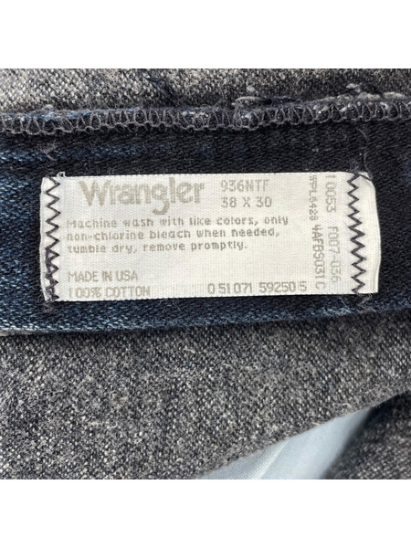 Wrangler デニム・ジーンズ 90s USA製 濃紺 (38×30)