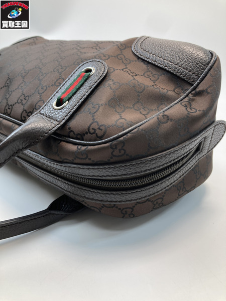 GUCCI グッチ 293594 GGショルダー ハンドバック ブラウン