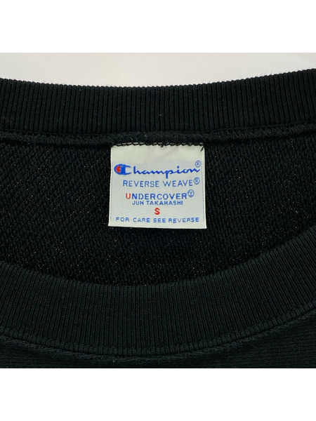 UNDERCOVER スウェット・トレーナー ×Champion/reverse weave/BLK/S
