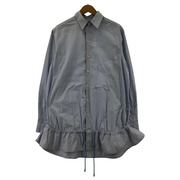DIESEL BLACK GOLD 長袖シャツ フリルシャツ/BLU/38