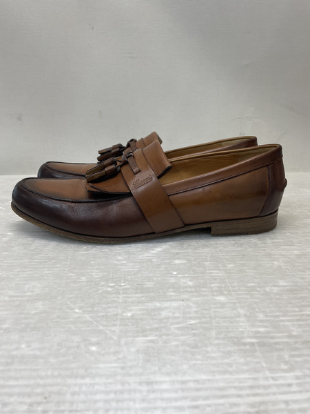 GUCCI タッセルローファー 40 茶[値下]