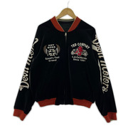 TED COMPANY ジャケット tedman スカジャン 別珍 THE HOT RODDERS 刺繍 ベロア