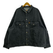 SEESEE DENIM JACKET BLACK オーバーサイズデニムジャケット XXL