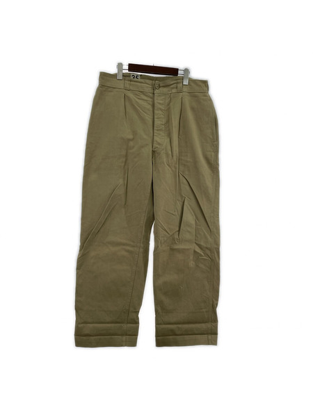 OLD・VINTAGE パンツ フランス軍 M-52 アーミーチノ 35 ベージュ[値下]