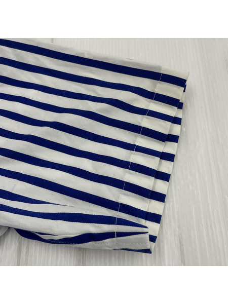 FACETASM/SS ASYMETRY Stripe Shirts/1/青