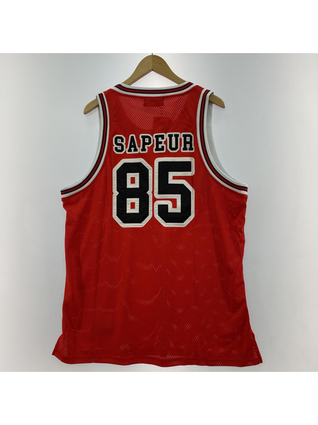 SAPeur 半袖Tシャツ・カットソー バスケットボールシャツ(M)RED[値下]