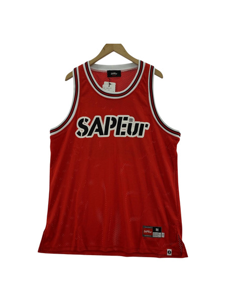 SAPeur 半袖Tシャツ・カットソー バスケットボールシャツ(M)RED[値下]