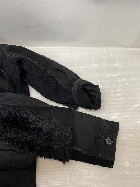 UNDERCOVER ボアドッキングモッズコート 2 ブラック UCP1316