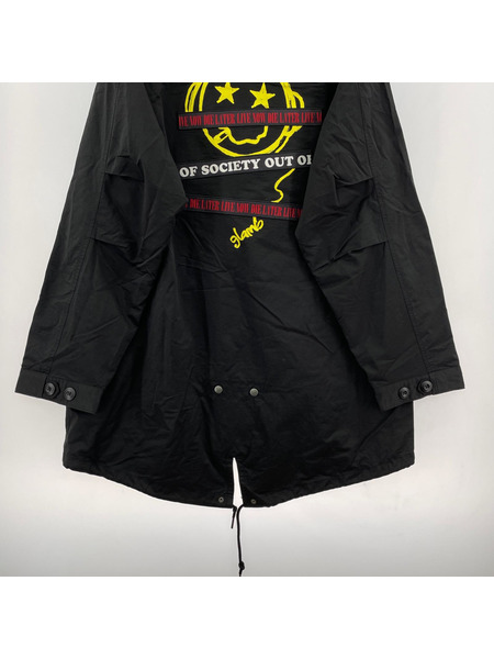 glamb ミリタリージャケット Emblem High Neck Mods Coat (L