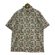 reyn spooner 半袖シャツ アロハシャツ 白