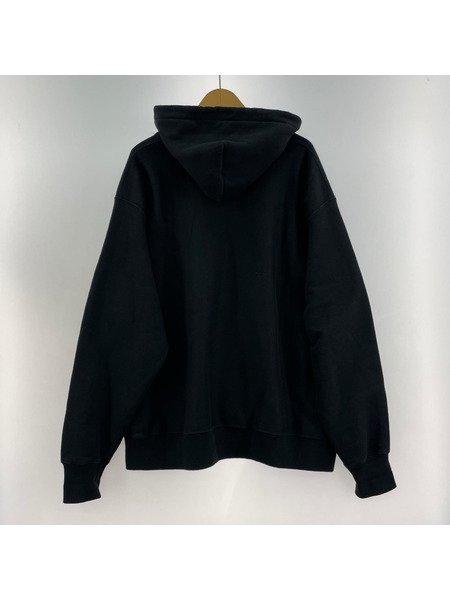 Champion パーカー REVERSE WEAVE 黒 (XL)