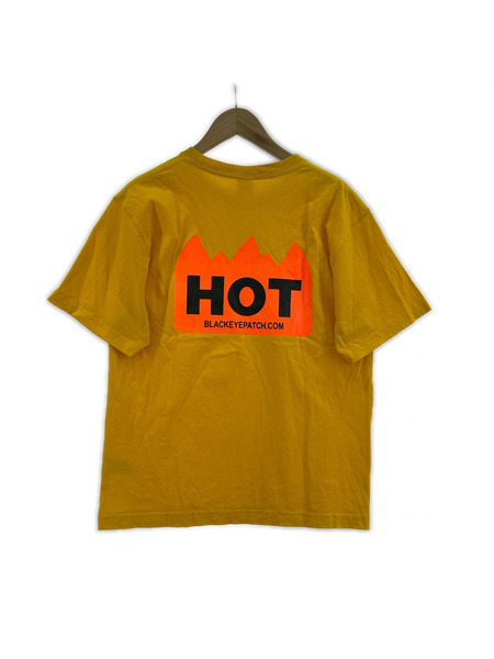 BLACK EYE PATCH 半袖Tシャツ・カットソー HOT Tee イエロー (S)