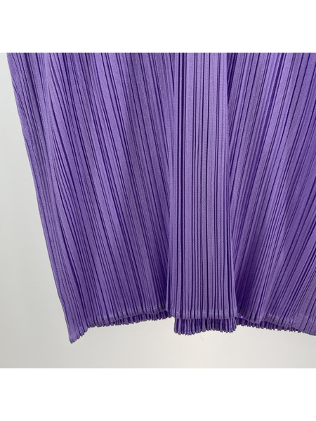 PLEATS PLEASE ワンピース パープル 3 PP33-JT113