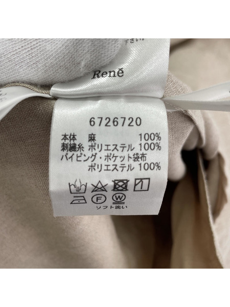 Rene N/S リネンワンピース