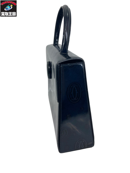 ハンドバッグ Cartier/ハッピーバースデー パテントレザー/パープル