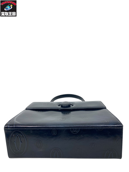 ハンドバッグ Cartier/ハッピーバースデー パテントレザー/パープル