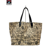 CHROME HEARTS 25SS Large Beaches Stencil Tote Bag ラフィアビーチトートバッグ