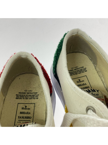 MIHARA YASUHIRO スニーカー BAKER/A08FW725/アシンメトリー/紺黄/38