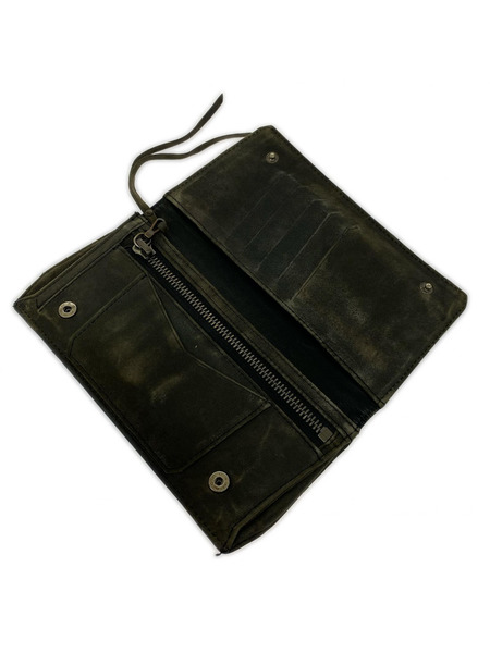 JULIUS 長財布 ポリゴン レザーウォレット