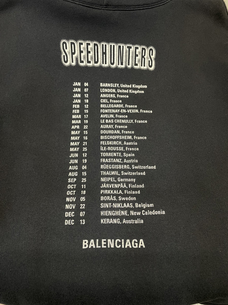 BALENCIAGA 19AW SPEED HUNTERS HOODIE オーバーサイズパーカー XS
