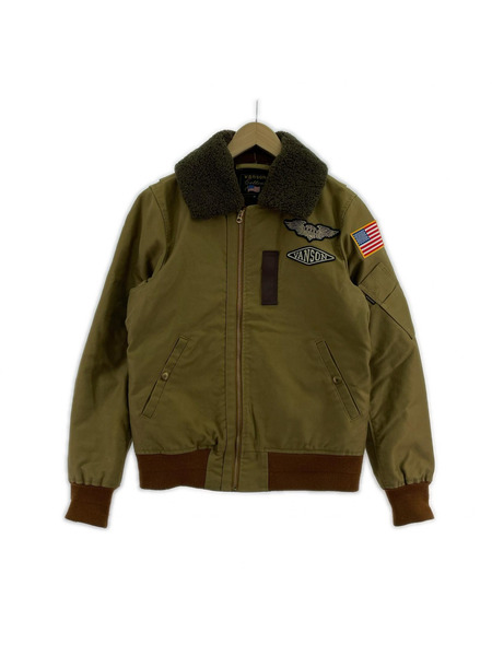 VANSON フライトジャケット サイズM/カーキ[値下]