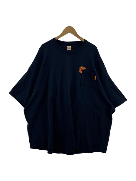 SEESEE ビッグサイズ ポケットTee XL ネイビー[値下]｜商品番号