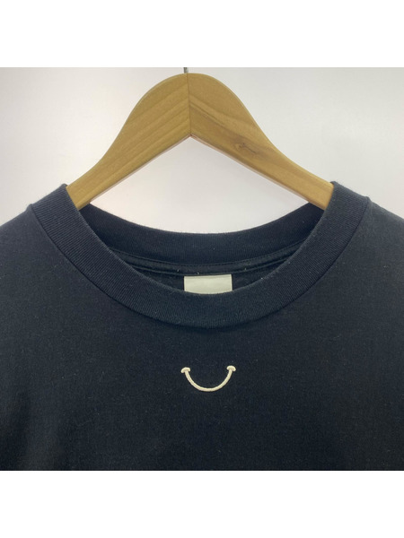 READY MADE 半袖Tシャツ・カットソー SMILE&LOGO S/S Tee 黒 XL