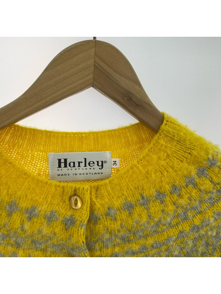 Harley OF SCOTLAND ウールカーディガン