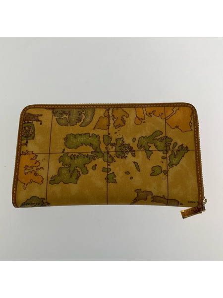 長財布 ALVIERO MARTINI ラウンドジップ 長財布 地図