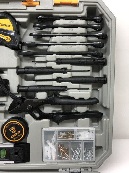 DEKO 218点組 工具セット ホームツールセット