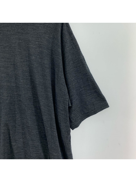 marka UPER120's WOOL SINGLE JERSEY WAS HABLE CREW NECK TEE S