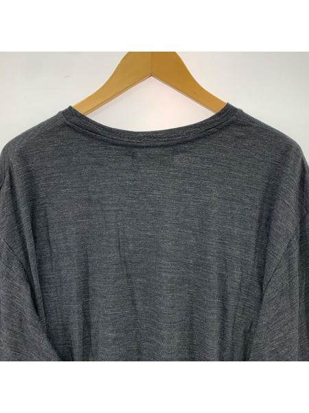 marka UPER120's WOOL SINGLE JERSEY WAS HABLE CREW NECK TEE S