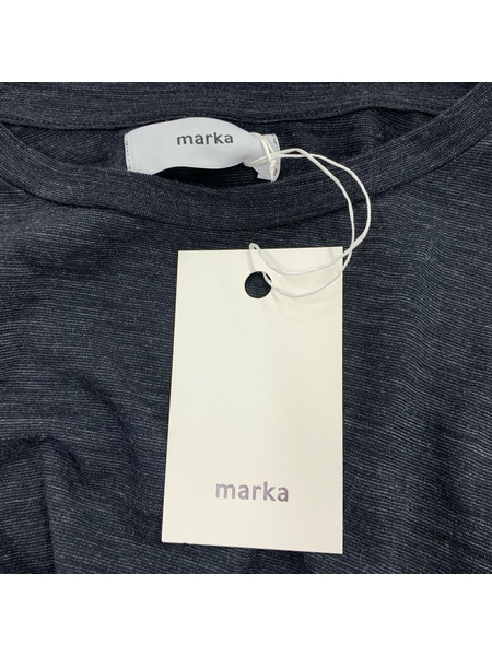 marka UPER120's WOOL SINGLE JERSEY WAS HABLE CREW NECK TEE S