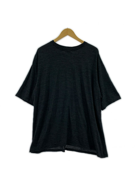 marka UPER120's WOOL SINGLE JERSEY WAS HABLE CREW NECK TEE S