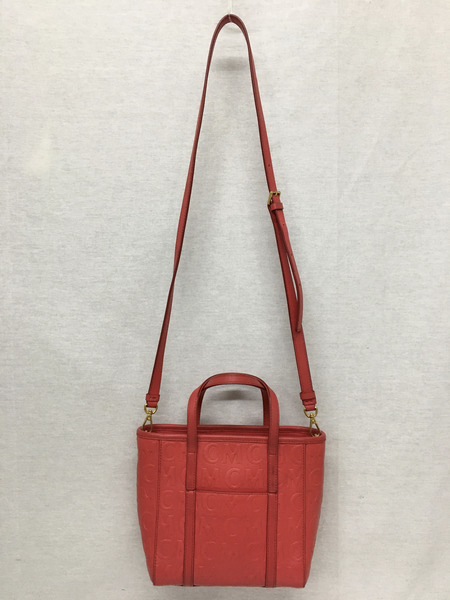 MCM 2WAY　ハンドバッグ　 赤