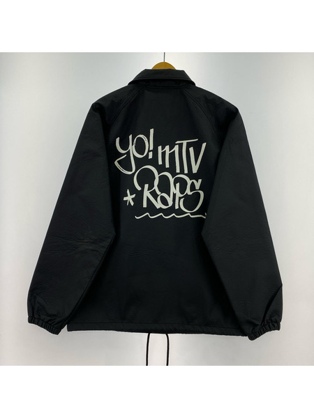 APPLEBUM ジャケット × Yo! MTV Rap コーチジャケット ブラック
