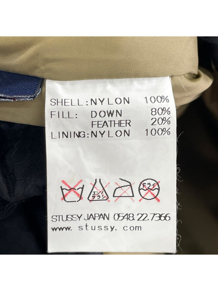 00-90s STUSSY ダウンジャケット M 黒