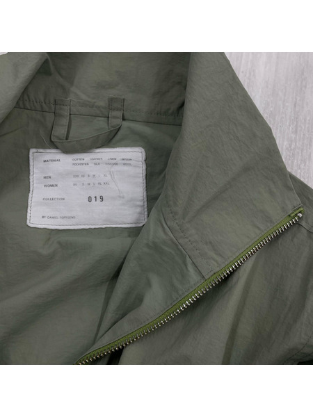 CAMIEL FORTGENS TRACK JACKET YECH NYLON DYED L サファリグリーン