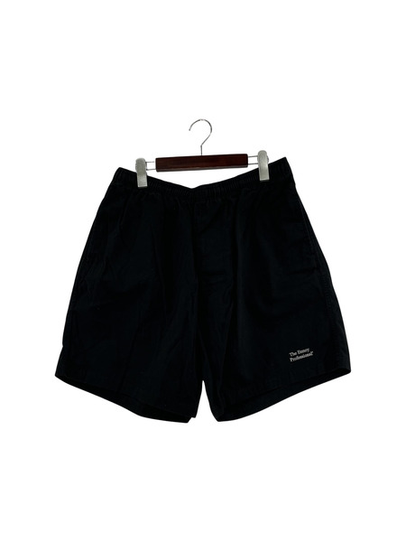The Ennoy Professional/22SS/COTTON EASY SHORTS/L/ブラック