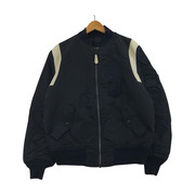STUSSY ミリタリージャケット ×FragmentDesign×Alpha MA-1 (M) 紺