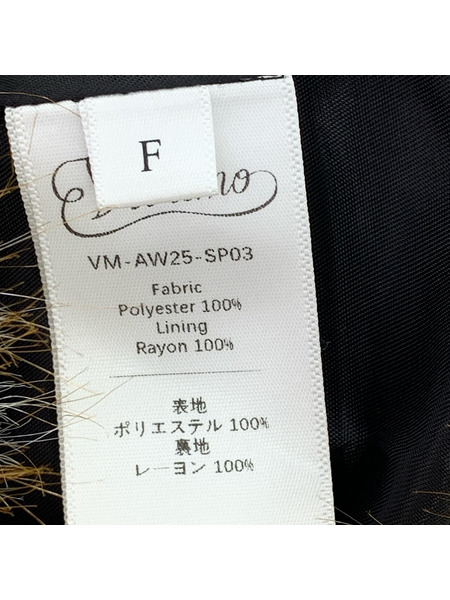 ショートパンツ viviano 25AW Faux Fur Big Shorts F ブラウン