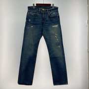 RRL デニム・ジーンズ デニムパンツ タタキ加工 インディゴ