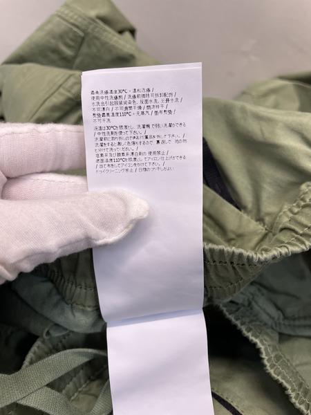 STONE ISLAND ガーメントダイ テーパードカーゴパンツ W32 オリーブ