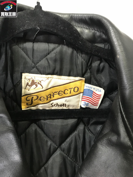 schott ライダース USA製 613 ワンスター ダブルライダースジャケット 36