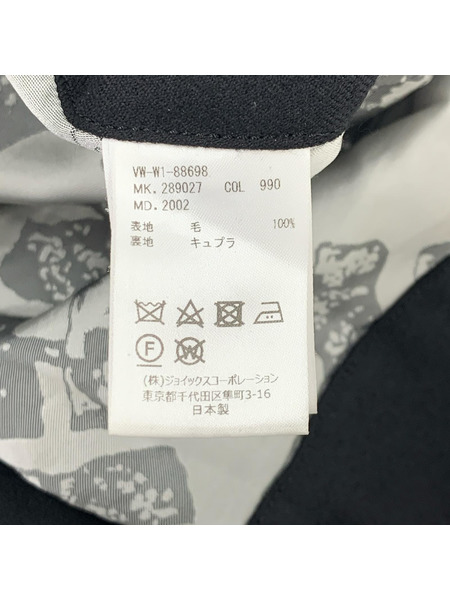 Vivienne Westwood エスニック ショートケープ ジャケット 46 ブラック VW-W1-88698